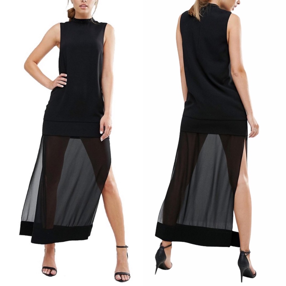 KEEPSAKE The Label Northern Lights Black Maxi Dress